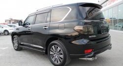 43 999 р. Накладка на задний бампер Impul Nissan Patrol 6 Y62 дорестайлинг (2010-2014) (Неокрашенная)  с доставкой в г. Пермь. Увеличить фотографию 2