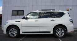 43 999 р. Комплект порогов Impul Nissan Patrol 6 Y62 дорестайлинг (2010-2014) (Неокрашенные)  с доставкой в г. Пермь. Увеличить фотографию 8