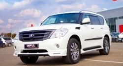 38 499 р. Решётка радиатора Impul V2 Nissan Patrol 6 Y62 дорестайлинг (2010-2014) (Неокрашенная)  с доставкой в г. Пермь. Увеличить фотографию 3