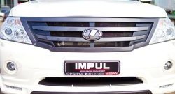 38 499 р. Решётка радиатора Impul V2 Nissan Patrol 6 Y62 дорестайлинг (2010-2014) (Неокрашенная)  с доставкой в г. Пермь. Увеличить фотографию 5