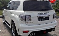 24 249 р. Спойлер Invader Style Nissan Patrol 6 Y62 дорестайлинг (2010-2014) (Неокрашенный)  с доставкой в г. Пермь. Увеличить фотографию 2