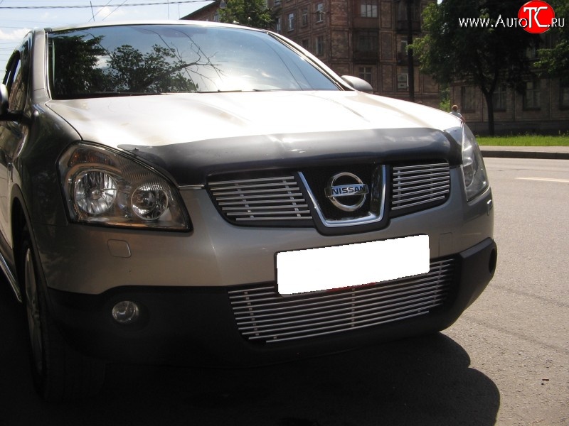4 799 р. Декоративная вставка воздухозаборника Berkut Nissan Qashqai 1 дорестайлинг (2007-2010)  с доставкой в г. Пермь