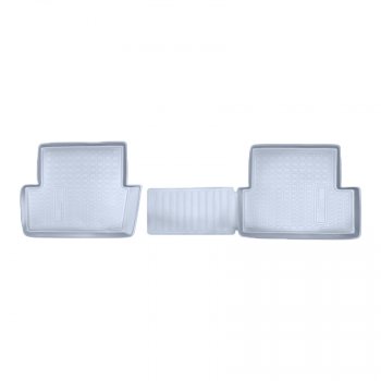 Коврики салона Norplast Unidec (задние) Nissan Qashqai  1 (2007-2013) дорестайлинг, J10 рестайлинг (Цвет: серый)