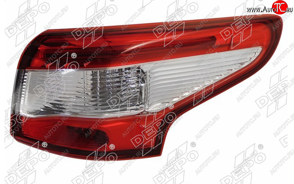 9 599 р. Правый фонарь задний DEPO Nissan Qashqai 2 J11 дорестайлинг (2013-2019)  с доставкой в г. Пермь