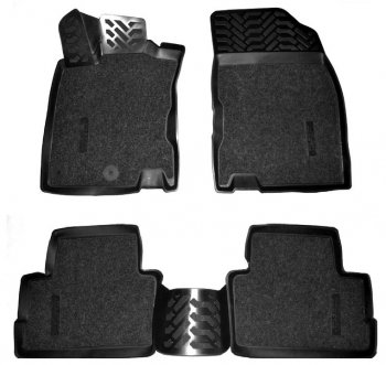 Коврики салона Aileron (3D, SOFT) Nissan Qashqai  2 (2013-2022) J11 дорестайлинг, J11 рестайлинг