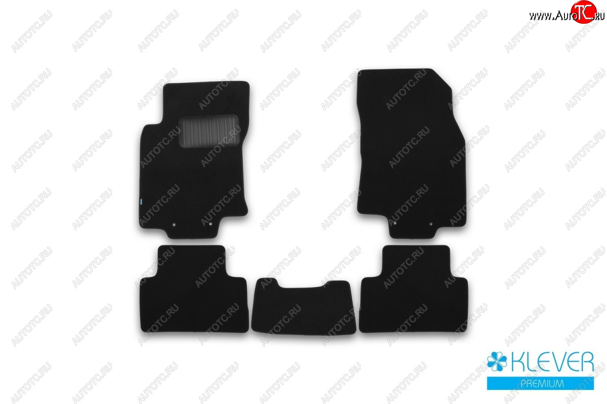 2 859 р. Текстильные коврики салона Klever Premium сборка РФ Nissan Qashqai 2 J11 дорестайлинг (2013-2019)  с доставкой в г. Пермь
