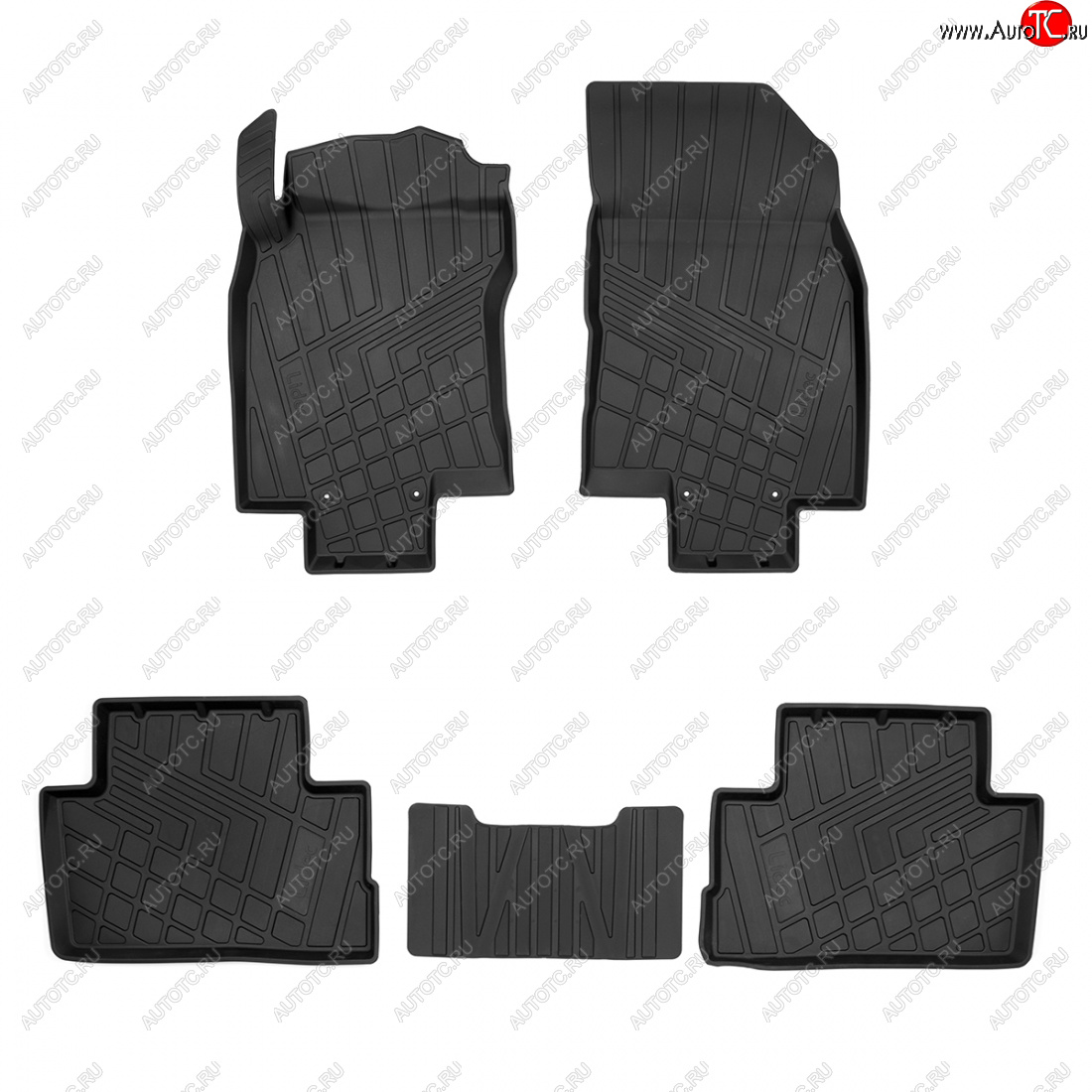 2 349 р. Коврики салона Norplast Lidec (литьевые) Nissan Qashqai 2 J11 дорестайлинг (2013-2019)  с доставкой в г. Пермь