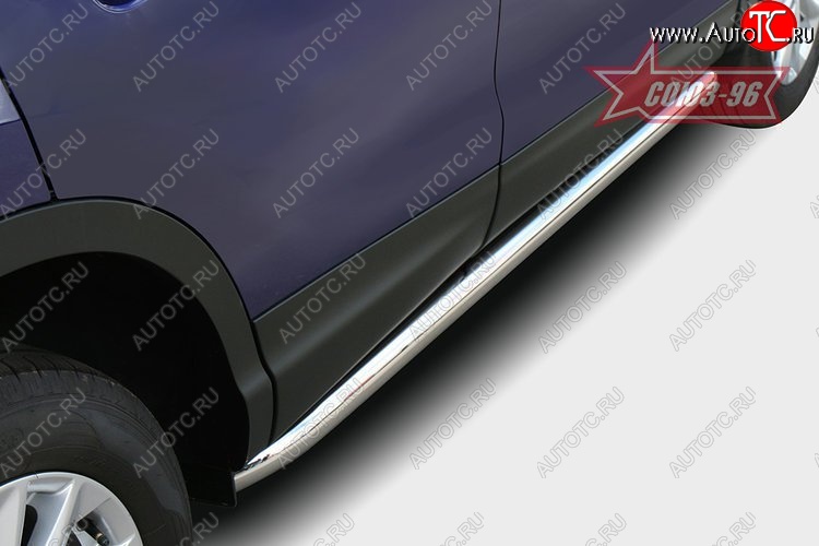 2 564 р. Защита порогов Souz-96 (d60) Nissan Qashqai 2 J11 дорестайлинг (2013-2019)  с доставкой в г. Пермь