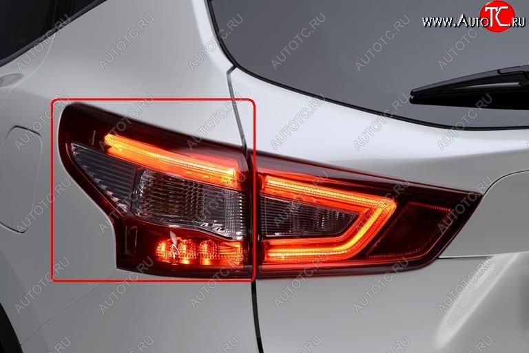 3 899 р. Фонарь BRIGHTROAD (внешний, диодный, левый) Nissan Qashqai 2 J11 рестайлинг (2017-2022)  с доставкой в г. Пермь
