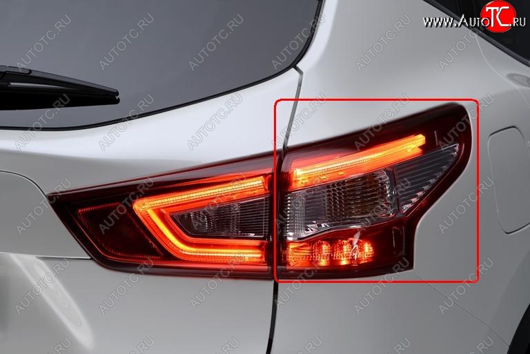 3 899 р. Фонарь BRIGHTROAD (внешний, диодный, правый) Nissan Qashqai 2 J11 рестайлинг (2017-2022)  с доставкой в г. Пермь