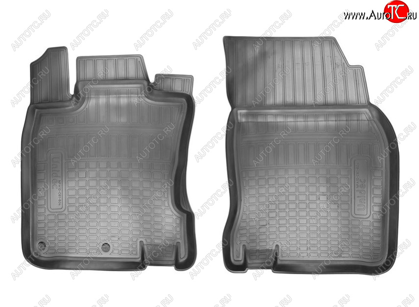 1 079 р. Комплект ковриков в салон Norplast Unidec (передние) Nissan Qashqai 2 J11 дорестайлинг (2013-2019) (Цвет: черный)  с доставкой в г. Пермь