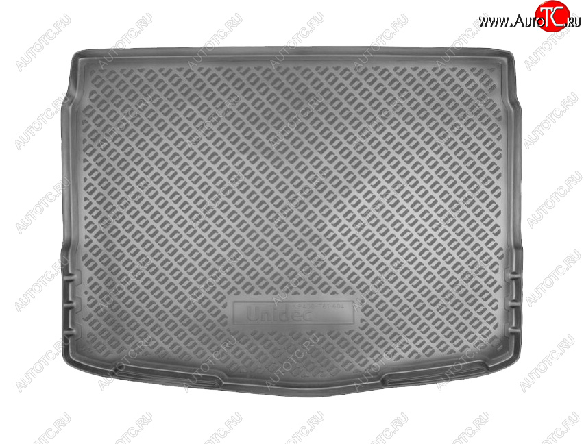 1 549 р. Коврик багажника Norplast (с полноразмерной запаской 17Ал)  Nissan Qashqai  2 (2017-2022) J11 рестайлинг (Цвет: черный)  с доставкой в г. Пермь