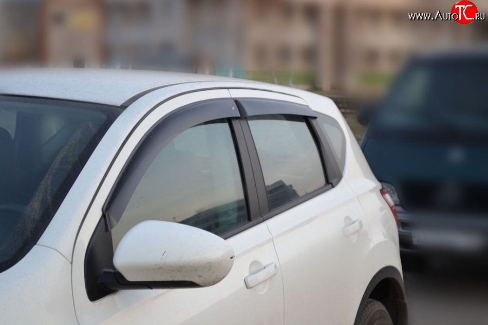 1 399 р. Комплект дефлекторов окон SkyLine Nissan Qashqai +2 1 J10 дорестайлинг (2008-2010)  с доставкой в г. Пермь