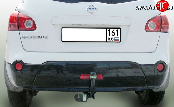 7 499 р. Фаркоп Лидер Плюс  Nissan Qashqai  1 - Qashqai +2  1 (Без электропакета)  с доставкой в г. Пермь