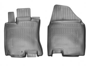 Комплект ковриков в салон Norplast Unidec (передние) Nissan Qashqai  1 (2007-2013) дорестайлинг, J10 рестайлинг (Цвет: черный)