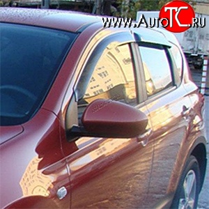 4 199 р. Дефлекторы окон (ветровики) Novline 4 шт Nissan Qashqai +2 1 J10 дорестайлинг (2008-2010)  с доставкой в г. Пермь