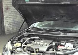 Упор капота Sport Nissan Qashqai  1 (2010-2013) J10 рестайлинг