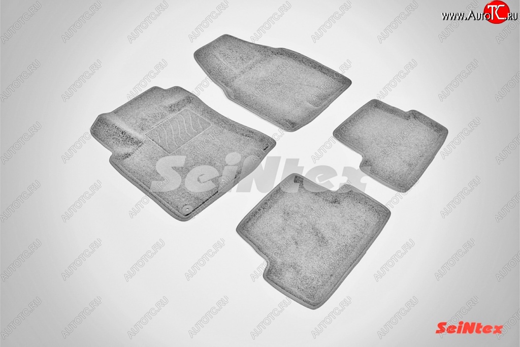 7 399 р. Износостойкие коврики в салон 3D NISSAN QASHQAI серые (компл)  Nissan Qashqai  1 (2010-2013) J10 рестайлинг  с доставкой в г. Пермь