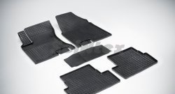 Износостойкие коврики в салон с рисунком Сетка SeiNtex Premium 4 шт. (резина) Nissan Qashqai  1 (2007-2013) дорестайлинг, J10 рестайлинг