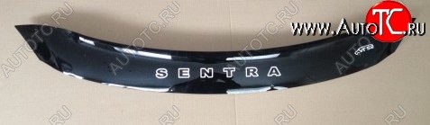 999 р. Дефлектор капота Russtal Nissan Sentra 7 B17 (2014-2017)  с доставкой в г. Пермь