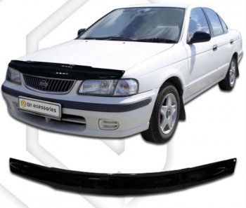 Дефлектор капота CA-Plastic Nissan Sunny  B15 (1998-2004)