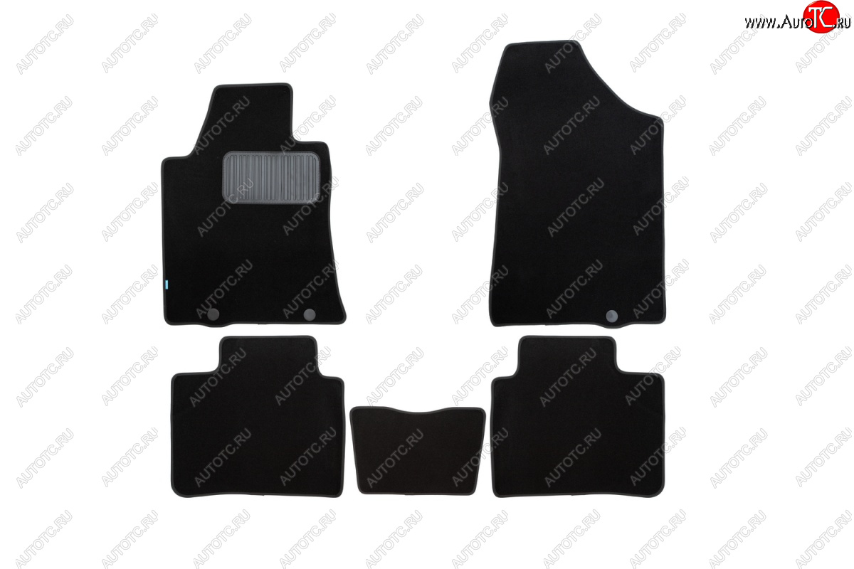 4 199 р. Коврики салона (текстиль) Klever Premium Nissan Teana 3 L33 дорестайлинг (2014-2020) (Чёрные)  с доставкой в г. Пермь