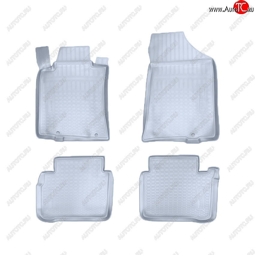 3 089 р. Коврики салона Norplast Unidec  Nissan Teana  3 L33 (2014-2020) дорестайлинг (Цвет: серый)  с доставкой в г. Пермь