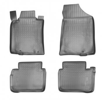 Комплект ковриков в салон Norplast Unidec Nissan Teana  3 L33 (2014-2020) дорестайлинг (Цвет: черный)