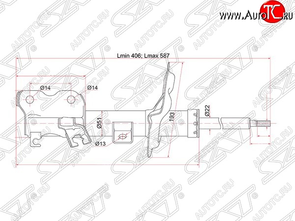 4 199 р. Левый амортизатор передний SAT Nissan Teana 1 J31 дорестайлинг (2003-2005) с доставкой в г. Пермь Увеличить фотографию 1 4 199 р. Левый амортизатор передний SAT Nissan Teana 1 J31 дорестайлинг (2003-2005) с доставкой в г. Пермь