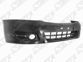 3 199 р. Передний бампер SAT Nissan Teana 2 J32 дорестайлинг (2008-2011) (Неокрашенный)  с доставкой в г. Пермь. Увеличить фотографию 2