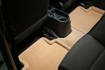 7 399 р. Текстильные 3D коврики в салон SEINTEX бежевые Nissan Teana 2 J32 дорестайлинг (2008-2011)  с доставкой в г. Пермь. Увеличить фотографию 4