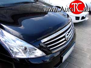 4 599 р. Дефлектор капота NovLine  Nissan Teana  2 J32 (2008-2011) дорестайлинг  с доставкой в г. Пермь