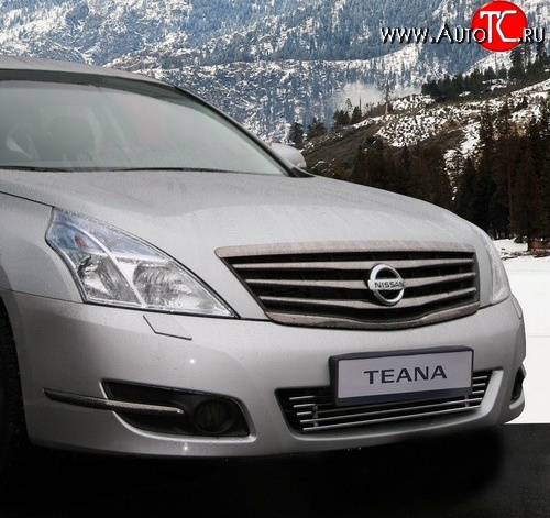 3 869 р. Декоративная вставка воздухозаборника Novline Nissan Teana 2 J32 дорестайлинг (2008-2011)  с доставкой в г. Пермь