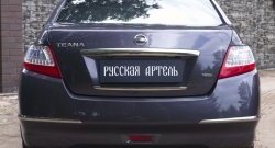 729 р. Реснички на фонари RA Nissan Teana 2 J32 рестайлинг (2011-2014) (Неокрашенные)  с доставкой в г. Пермь. Увеличить фотографию 3