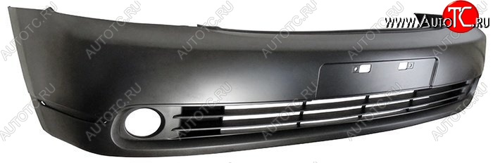5 999 р. Бампер стандартный (под круглые туманки) SAT Nissan Teana 1 J31 дорестайлинг (2003-2005) (Неокрашенный)  с доставкой в г. Пермь