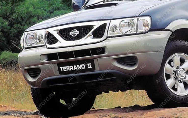 46 999 р. Передний бампер POLCAR Nissan Terrano2 R20 2-ой рестайлинг (1999-2006) (неокрашенный)  с доставкой в г. Пермь