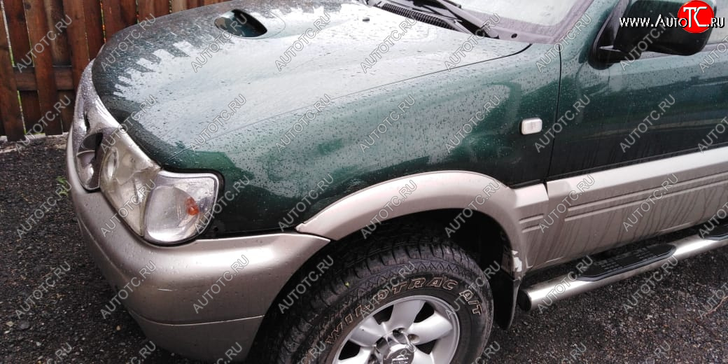 6 449 р. Левое переднее пластиковое крыло (левый руль) Стандарт Nissan Terrano2 R20 2-ой рестайлинг (1999-2006)  с доставкой в г. Пермь