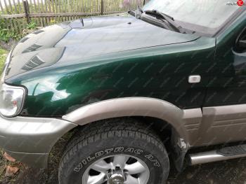 6 449 р. Левое переднее пластиковое крыло (левый руль) Стандарт Nissan Terrano2 R20 2-ой рестайлинг (1999-2006)  с доставкой в г. Пермь. Увеличить фотографию 2