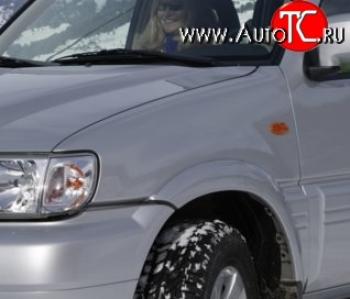 6 449 р. Левое переднее пластиковое крыло (левый руль) Стандарт Nissan Terrano2 R20 2-ой рестайлинг (1999-2006)  с доставкой в г. Пермь. Увеличить фотографию 3