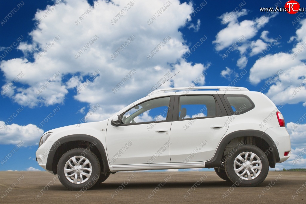 11 349 р. Расширители колесных арок RA (комплект) Nissan Terrano D10 дорестайлинг (2013-2016) (Поверхность шагрень)  с доставкой в г. Пермь