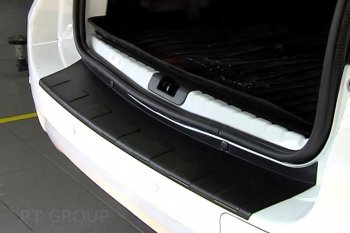 1 059 р. Накладка защитная на задний бампер Petroil Tuning  Nissan Terrano  D10 (2013-2022) дорестайлинг, рестайлинг (Текстурная поверхность)  с доставкой в г. Пермь. Увеличить фотографию 4