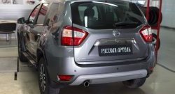 1 319 р. Накладка защитная на задний бампер RA  Nissan Terrano  D10 (2013-2022) дорестайлинг, рестайлинг  с доставкой в г. Пермь. Увеличить фотографию 6