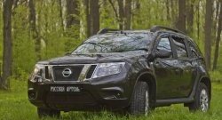 2 279 р. Защитная сетка решетки переднего бампера РА Nissan Terrano D10 дорестайлинг (2013-2016)  с доставкой в г. Пермь. Увеличить фотографию 6
