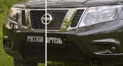 1 469 р. Защитная сетка решетки радиатора РА Nissan Terrano D10 дорестайлинг (2013-2016)  с доставкой в г. Пермь. Увеличить фотографию 2