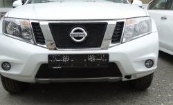 1 559 р. Сетка в решетку радиатора Russtal Nissan Terrano D10 рестайлинг (2016-2022) (черная)  с доставкой в г. Пермь. Увеличить фотографию 2