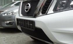 1 559 р. Сетка в решетку радиатора Russtal Nissan Terrano D10 рестайлинг (2016-2022) (черная)  с доставкой в г. Пермь. Увеличить фотографию 3