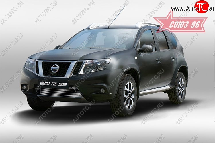4 769 р. Декоративный элемент воздухозаборника Souz-96 (d10)  Nissan Terrano  D10 (2013-2022) дорестайлинг, рестайлинг  с доставкой в г. Пермь