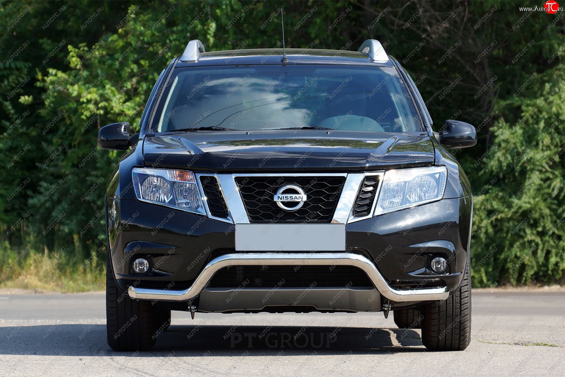 18 249 р. Защита переднего бампера Petroil Tuning (d63, волна)  Nissan Terrano  D10 (2013-2022) дорестайлинг, рестайлинг (Нержавеющая полированная сталь)  с доставкой в г. Пермь