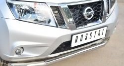 13 249 р. Одинарная защита переднего бампера диаметром 63 мм SLITKOFF  Nissan Terrano  D10 (2013-2022) дорестайлинг, рестайлинг  с доставкой в г. Пермь. Увеличить фотографию 2