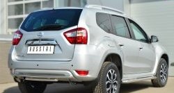 15 899 р. Защита заднего бампера (2 трубы Ø42 мм, нержавейка) SLITKOFF  Nissan Terrano  D10 (2013-2022) дорестайлинг, рестайлинг  с доставкой в г. Пермь. Увеличить фотографию 4